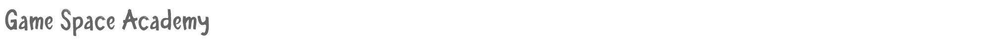 Sample characters Game Space Academy Font